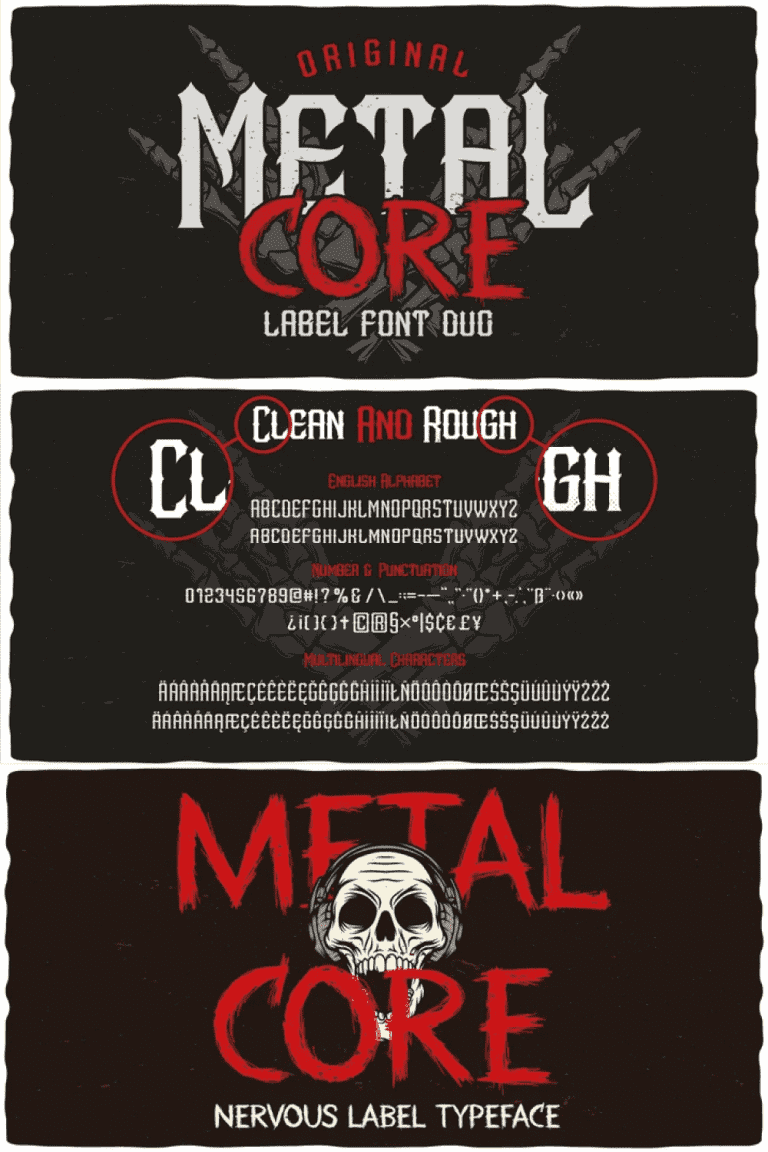 10+ Best Metal Band Fonts in 2021 Free and Premium Master Bundles