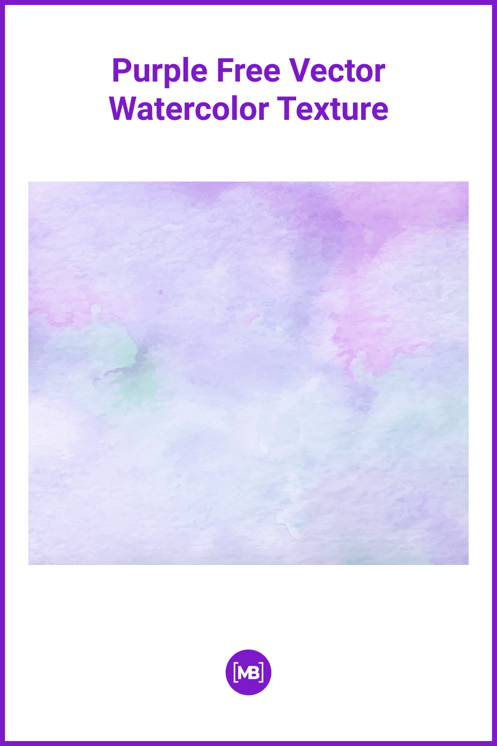 Light purple watercolor texture.