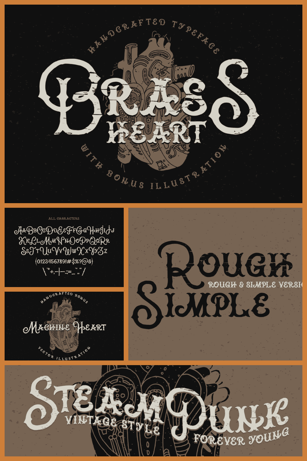This font is the best decision for steampunk design.