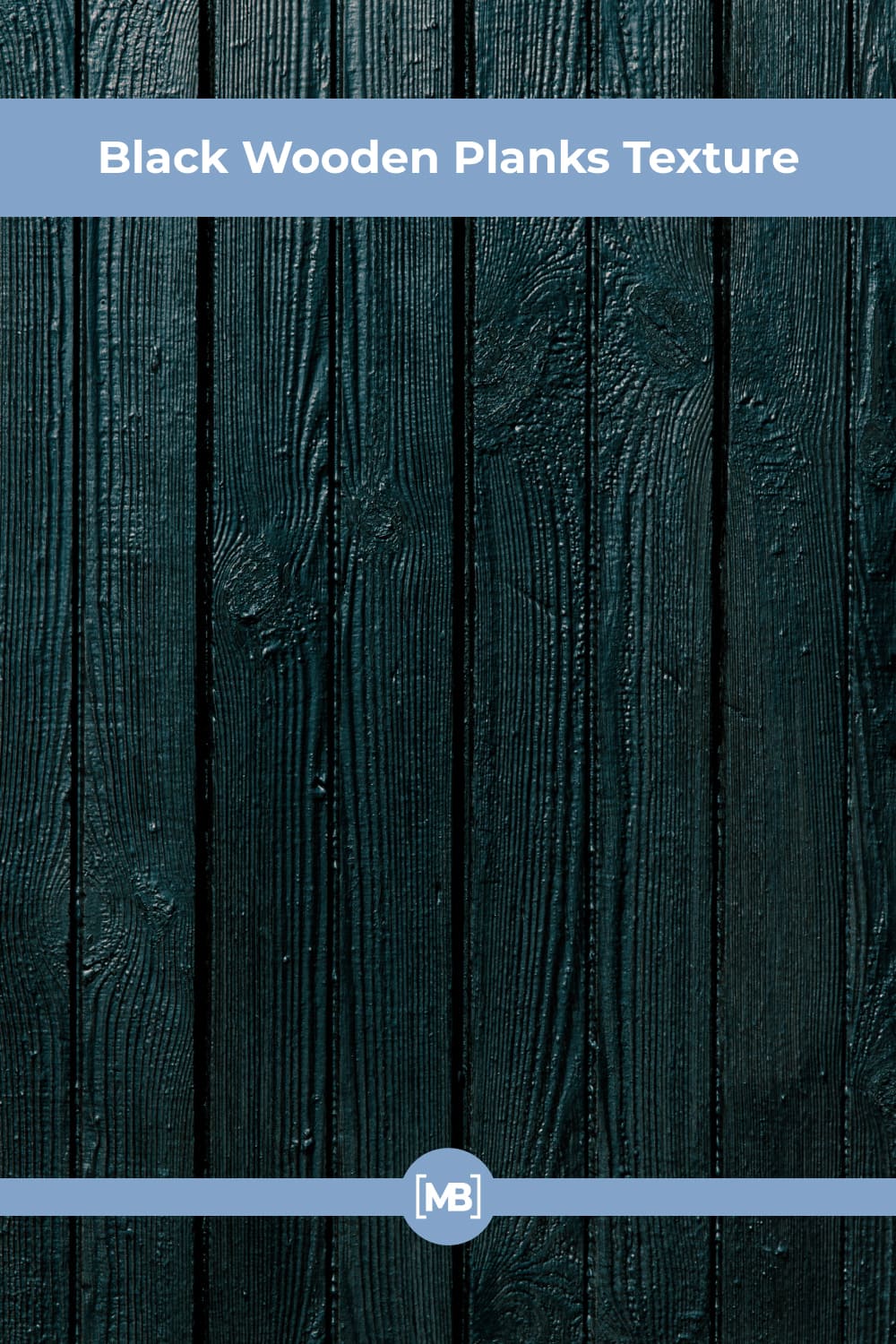 Black wooden planks texture.