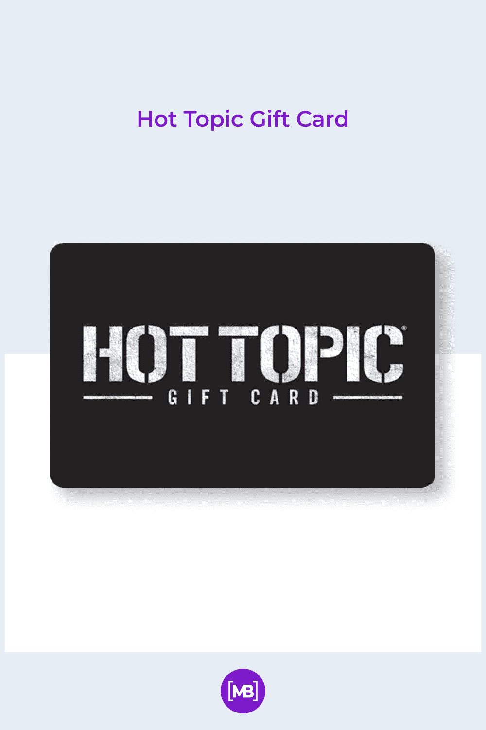 A gift card for branded merch from your favorite movies and comics.