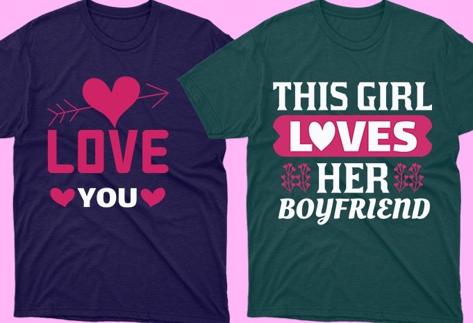 Perfect t-shirts for lovely couple.