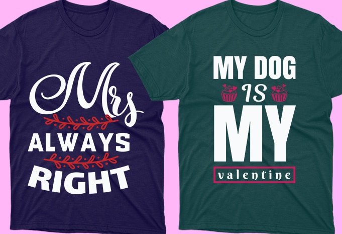 T-shirts for romantic evening.