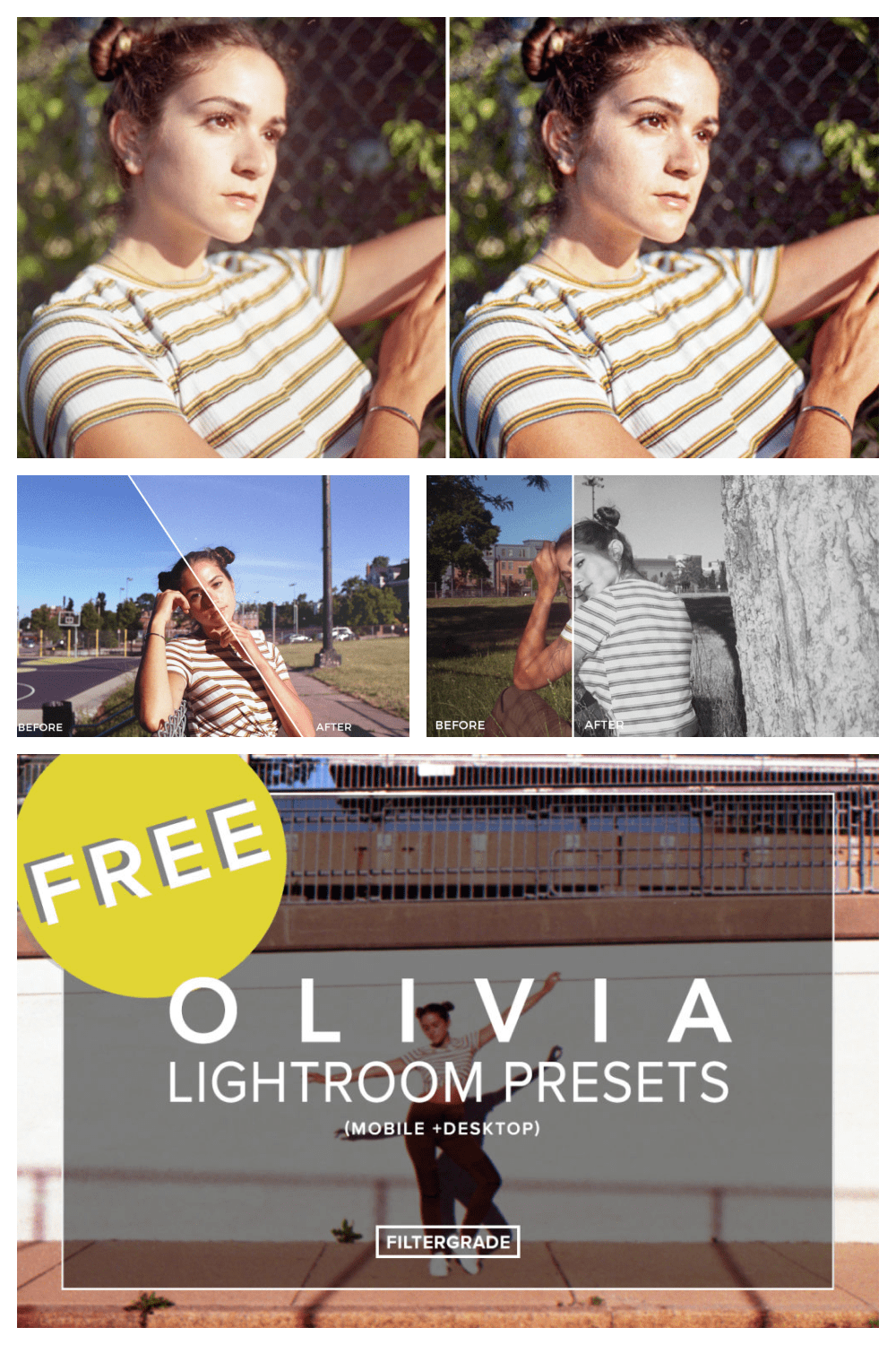 Manipulate these presets with your photos to create cool, film-like, glow effects for your portraits.