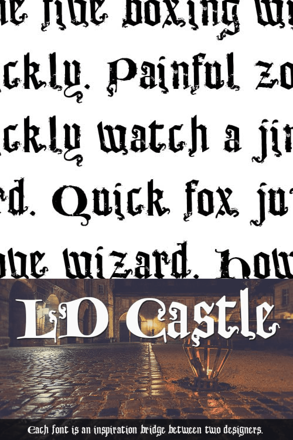 This is an antique style font with a fairytale feel.