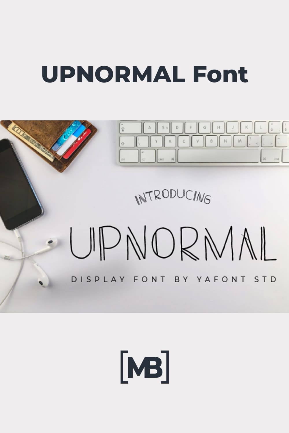 Upnormal is a simple display font. It is the best choice for creating eye catching logos, branding and quotes.