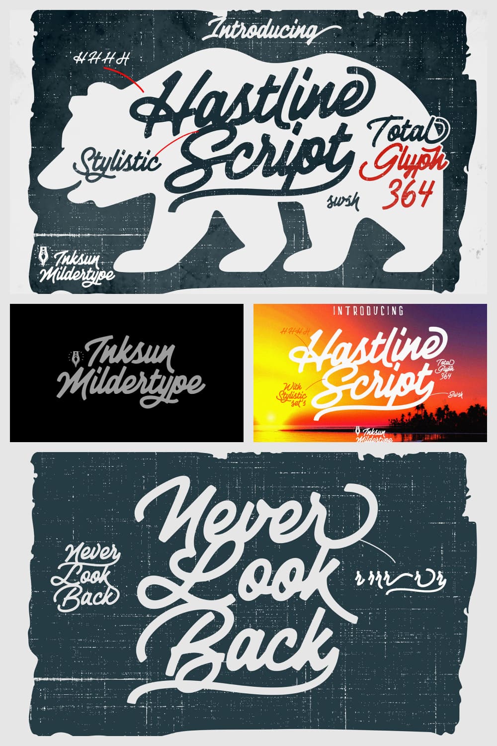 Hastline is a superb script typeface aimed for graphic designers who are looking to go creative creating posters, logos, invitation cards and more.