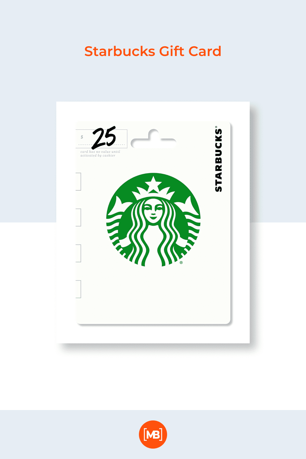 A gift card from Starbucks is always relevant. You need to be cheerful at school.