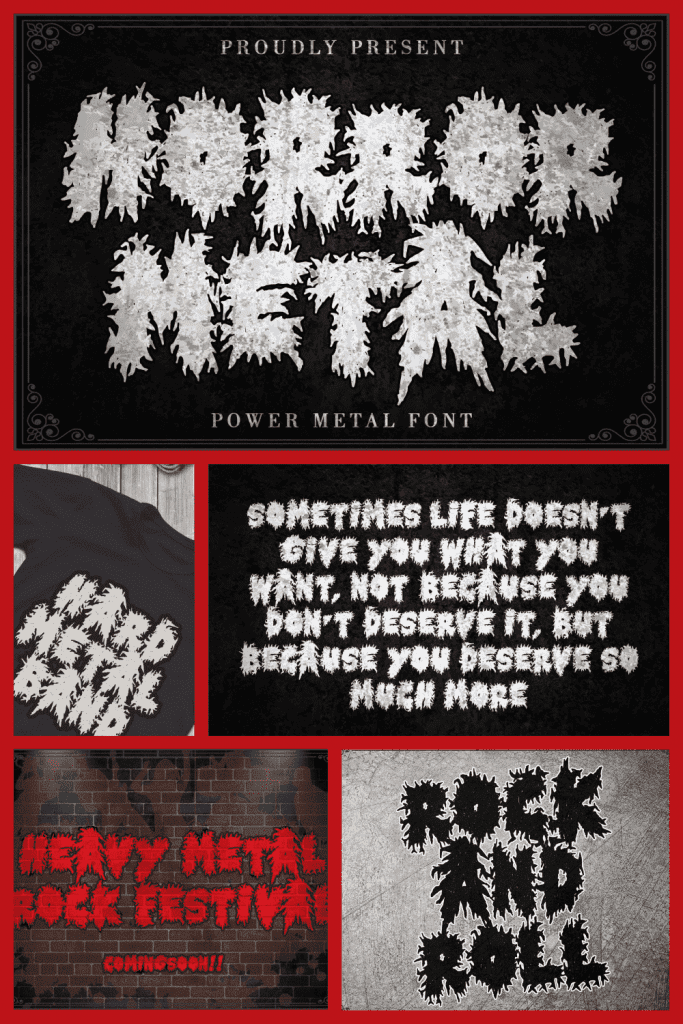 10+ Best Black Metal Fonts in 2021: Free and Premium Optio | MasterBundles