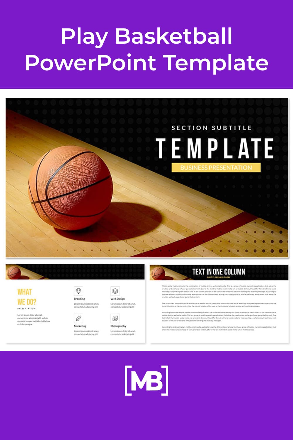 Template rich in themed graphics and infographics.