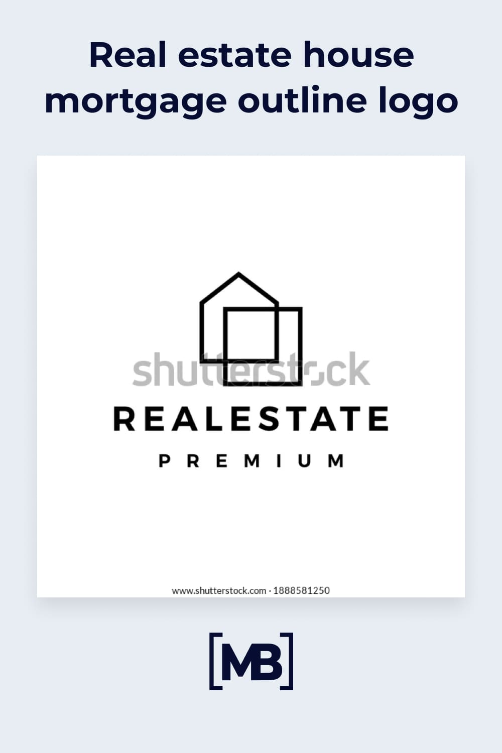 Real estate house mortgage outline logo vector icon illustration.
