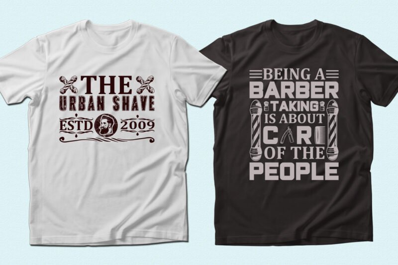 T-shirts with themed phrases.