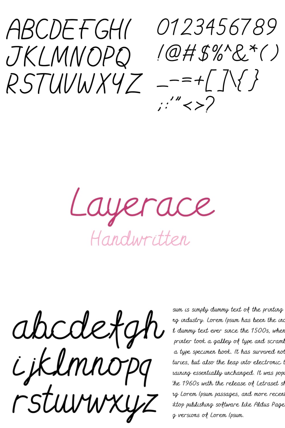 A pink font that resembles the first letters of an excellent student.