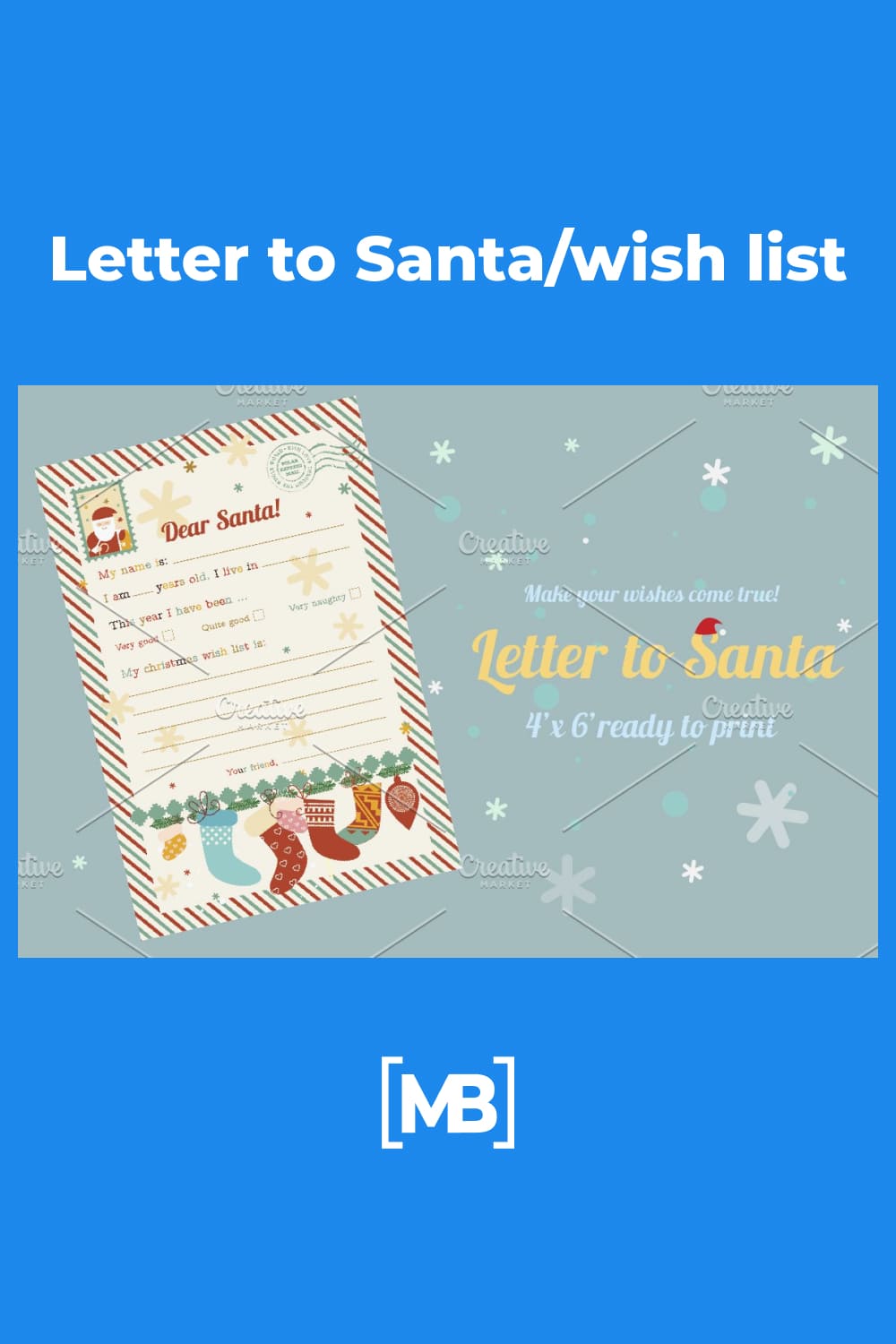 Retro letters to Santa.