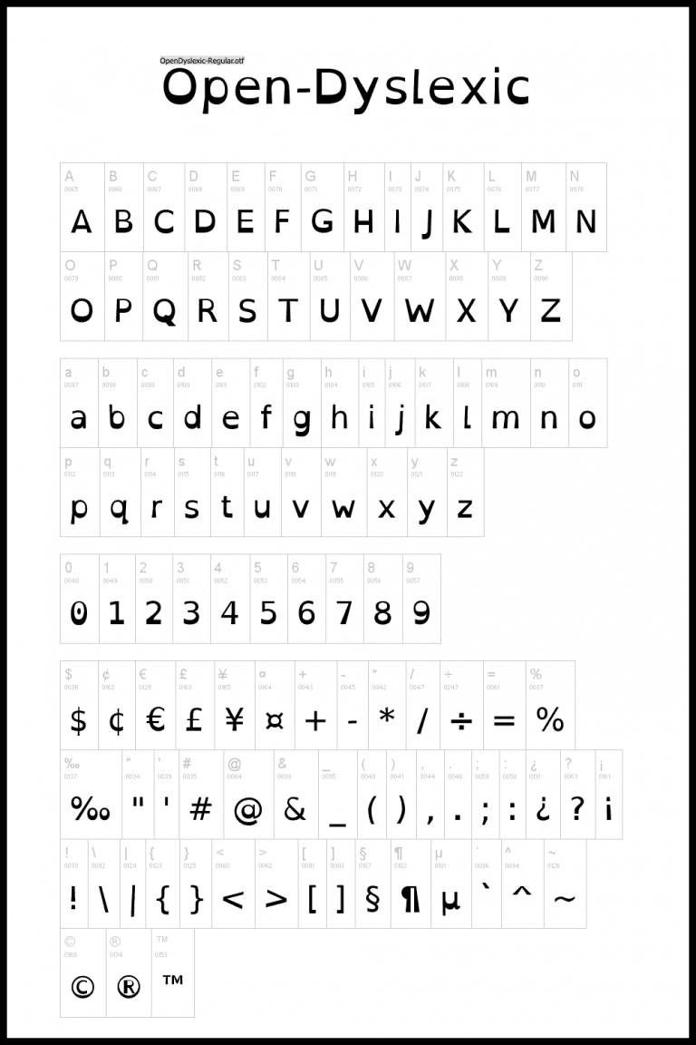 dyslexie font download free mac