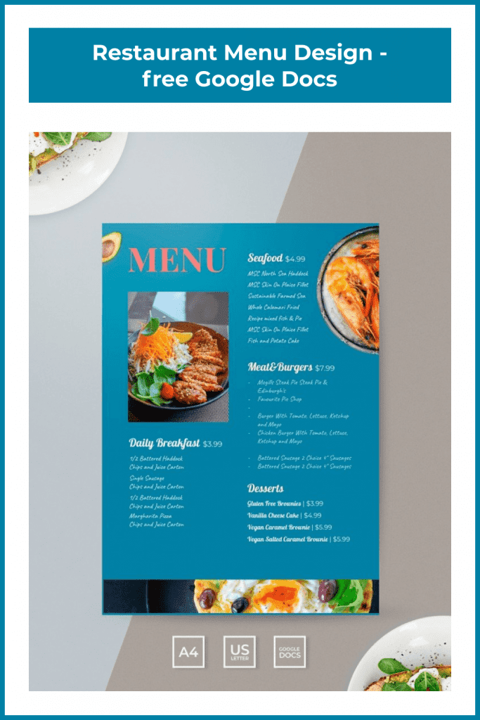 10+ Best Menu Templates Google Docs in 2021 Free and Premium