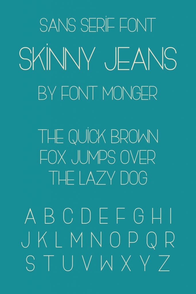 10 Best Skinny Fonts In 2021 Free And Premium Masterbundles