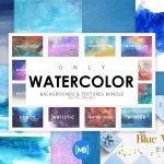 Best Blue Watercolor Background Post Example.