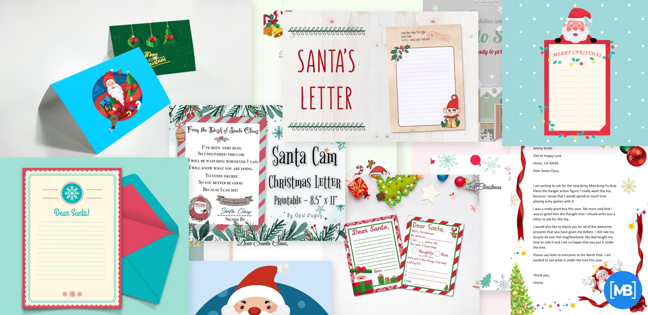 Christmas Letter Templates Post Example.