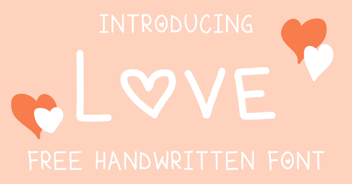This font is about love and for love.