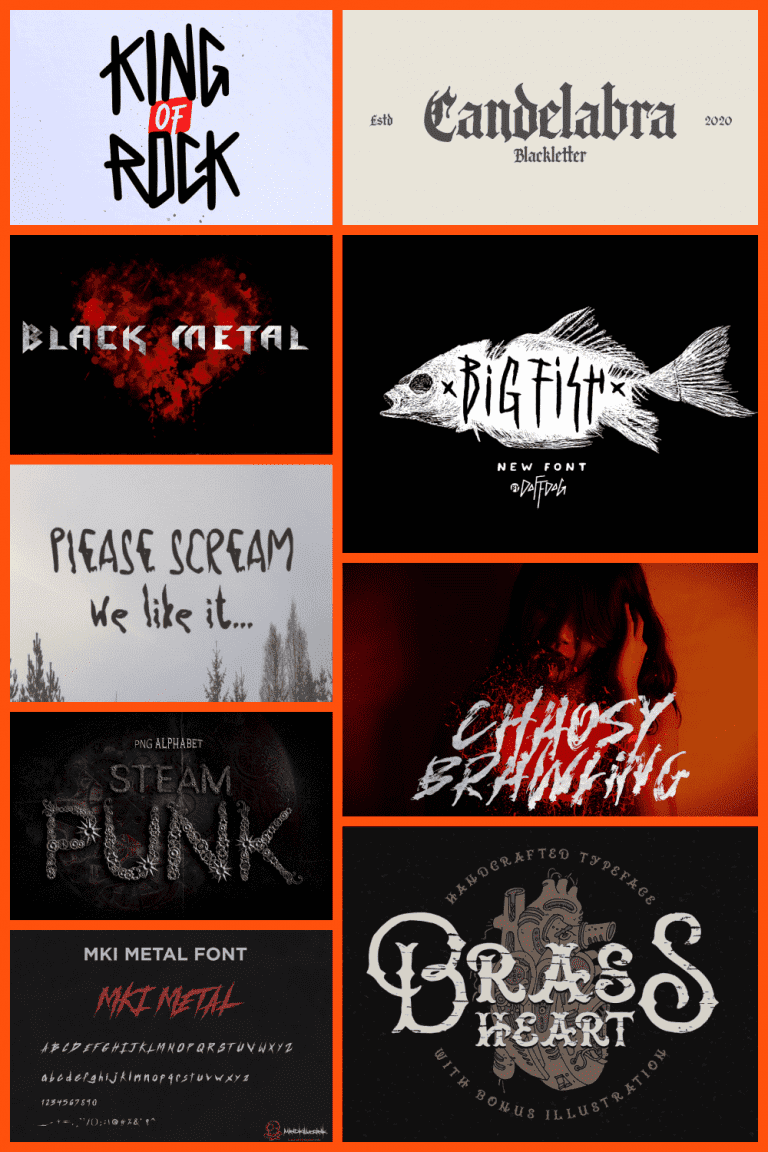 10 Best Metal Band Fonts In 2021 Free And Premium MasterBundles
