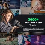 3000+ Exclusive Photoshop Actions main cover.