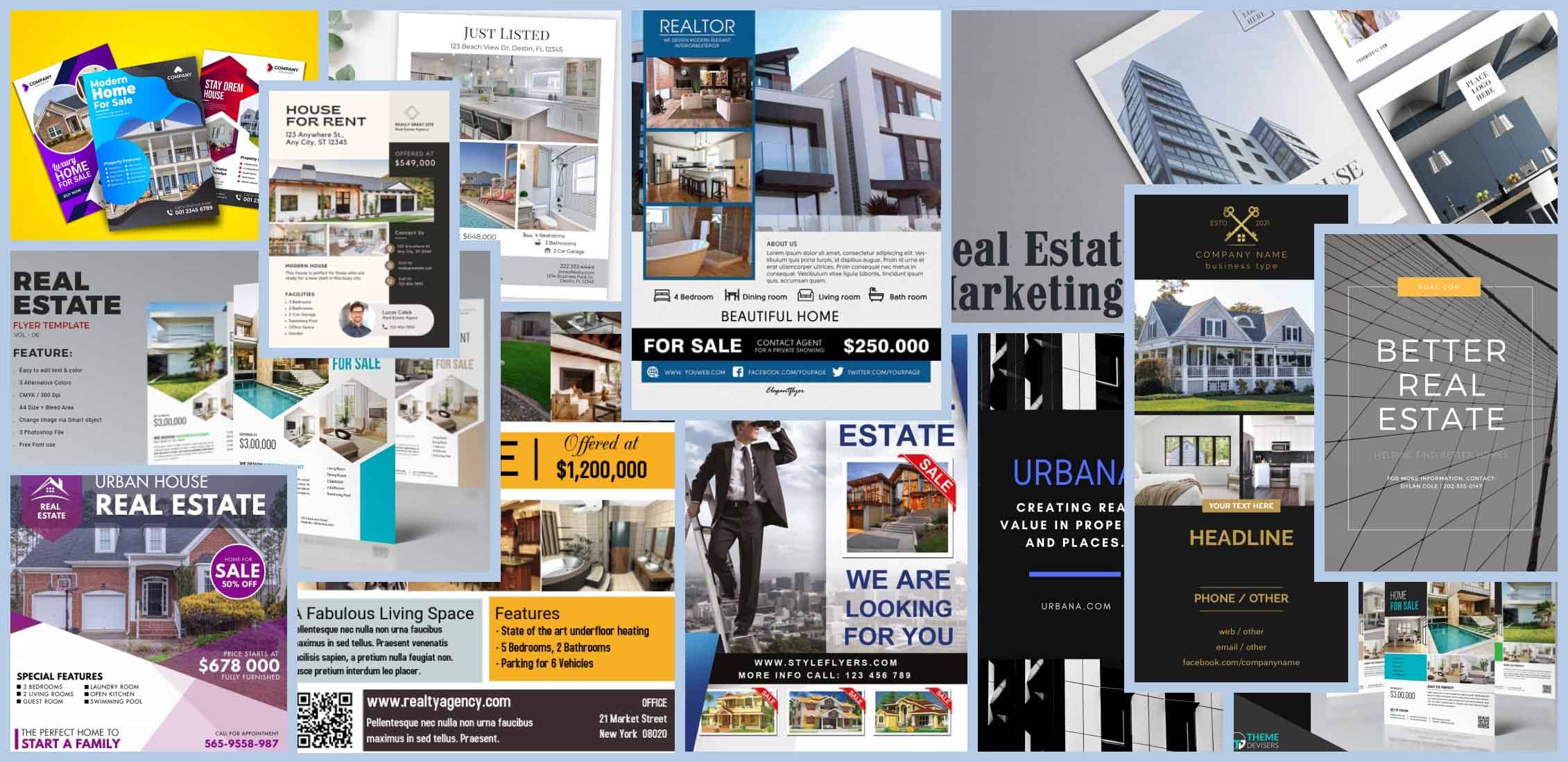 real estate flyers Example.
