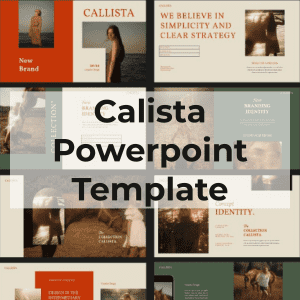 Calista Powerpoint Template main cover.