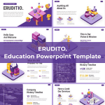 Eruditio - Education Powerpoint main cover.