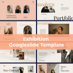 Exhibition Googleslide Template main cover.