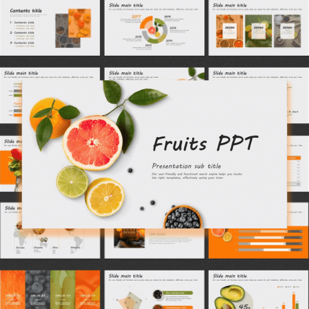 Fruits Ppt Template Masterbundles 2006