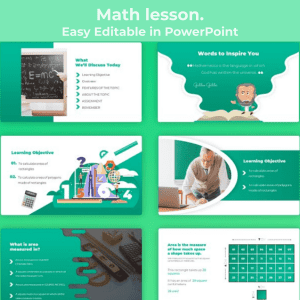 Math Lesson – Mathematics PPTX – MasterBundles