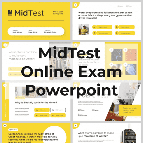 MidTest – Education Keynote Template main cover.
