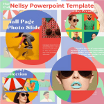 Nellsy Powerpoint Template main cover.