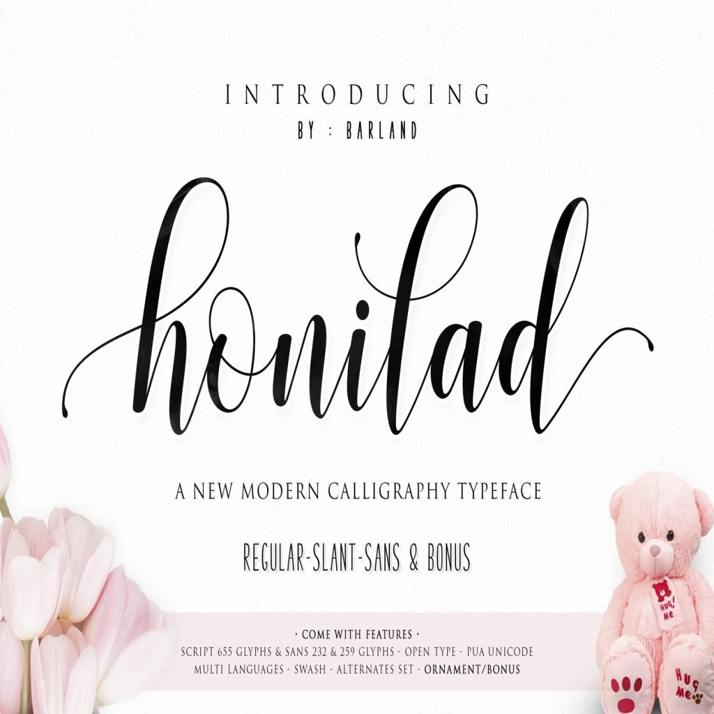 Honilad Elegant Brush Script Font – MasterBundles