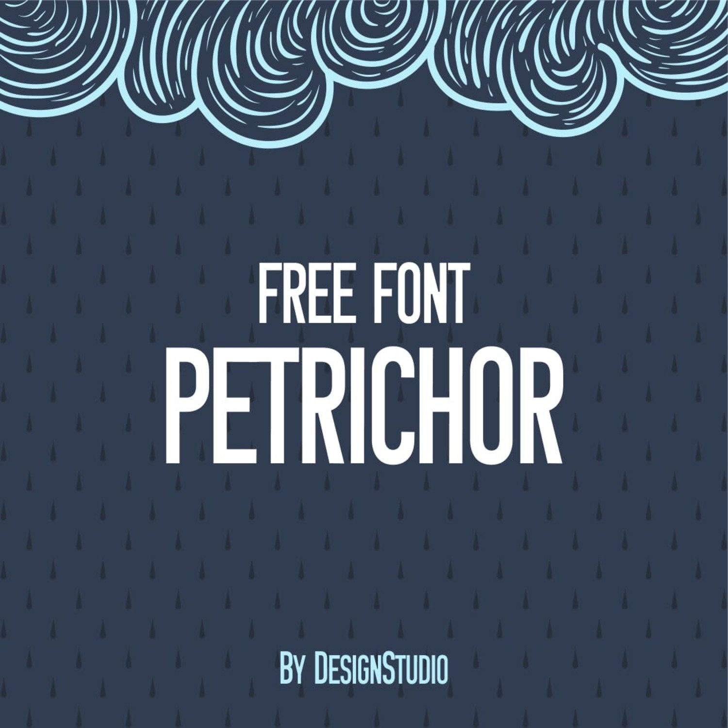 Petrichor Monospaced Sans Serif Font main cover.