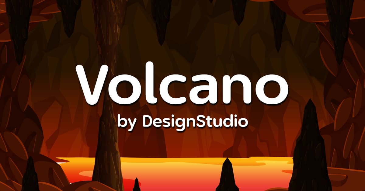 Volcano Monospaced Sans Serif Font Example.