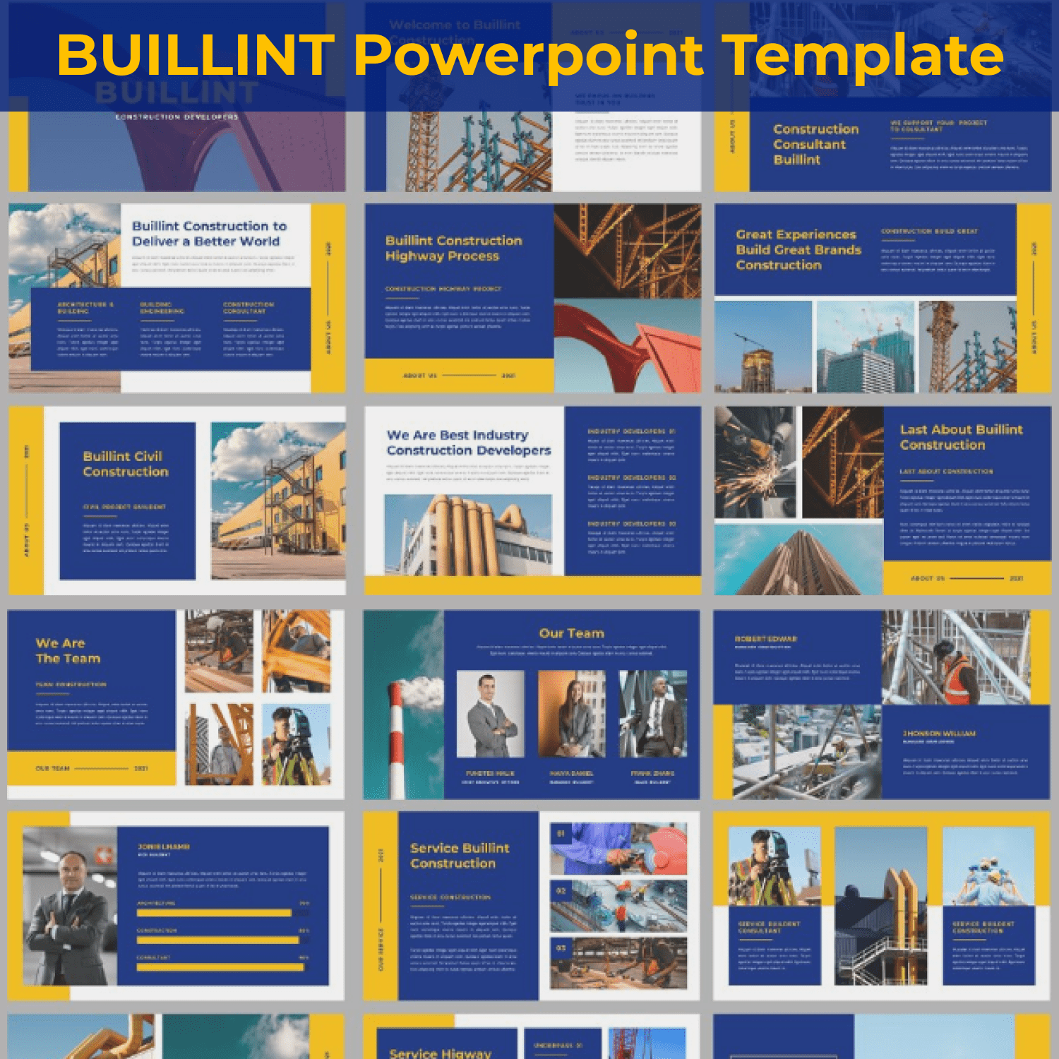 BUILLINT Powerpoint Template cover image.