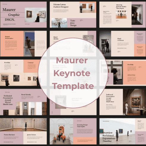 Maurer Keynote Template cover image.