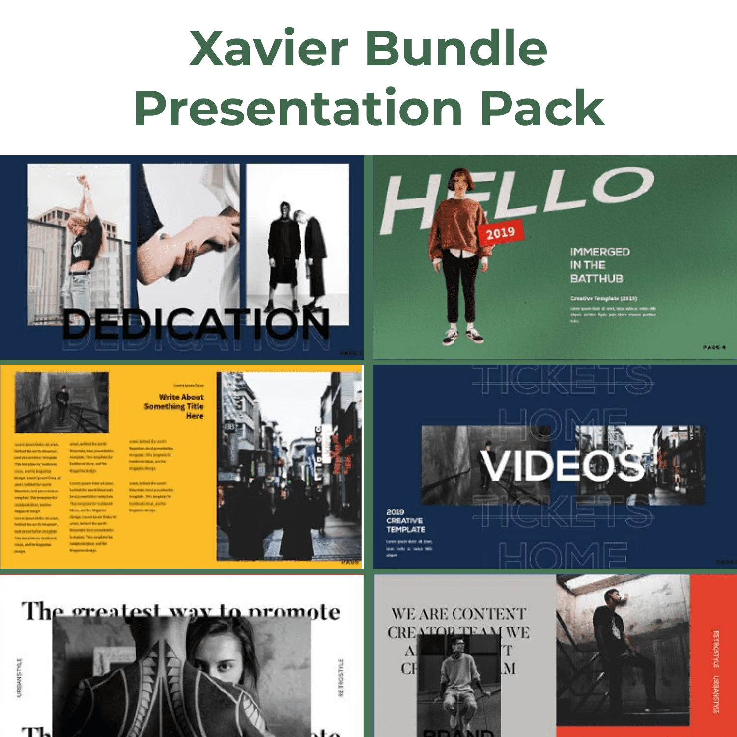 Xavier Bundle Presentation Pack cover image.