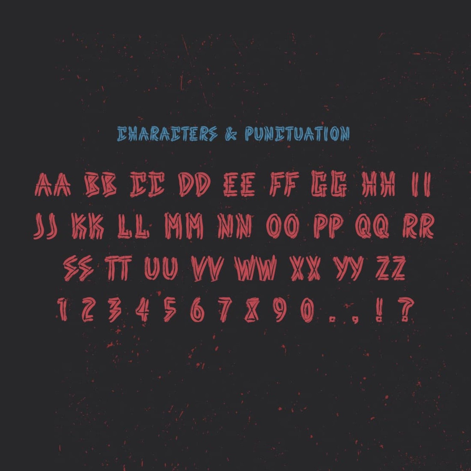 Free punk font cover image.