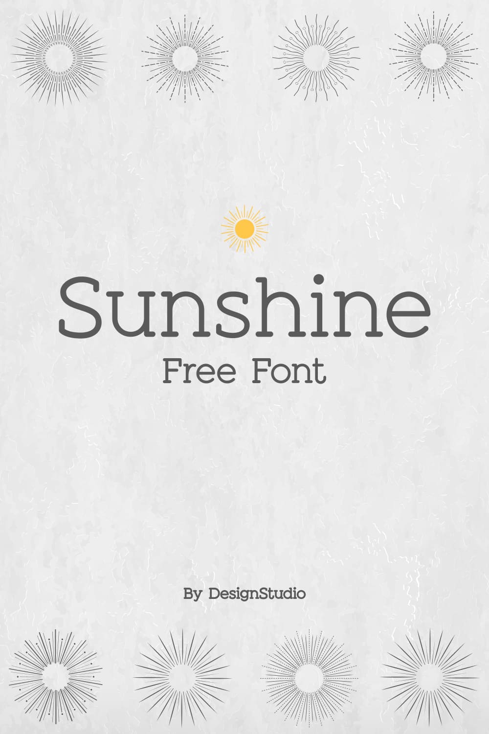 Sunshine Slab Sans Serif Font Pinterest.