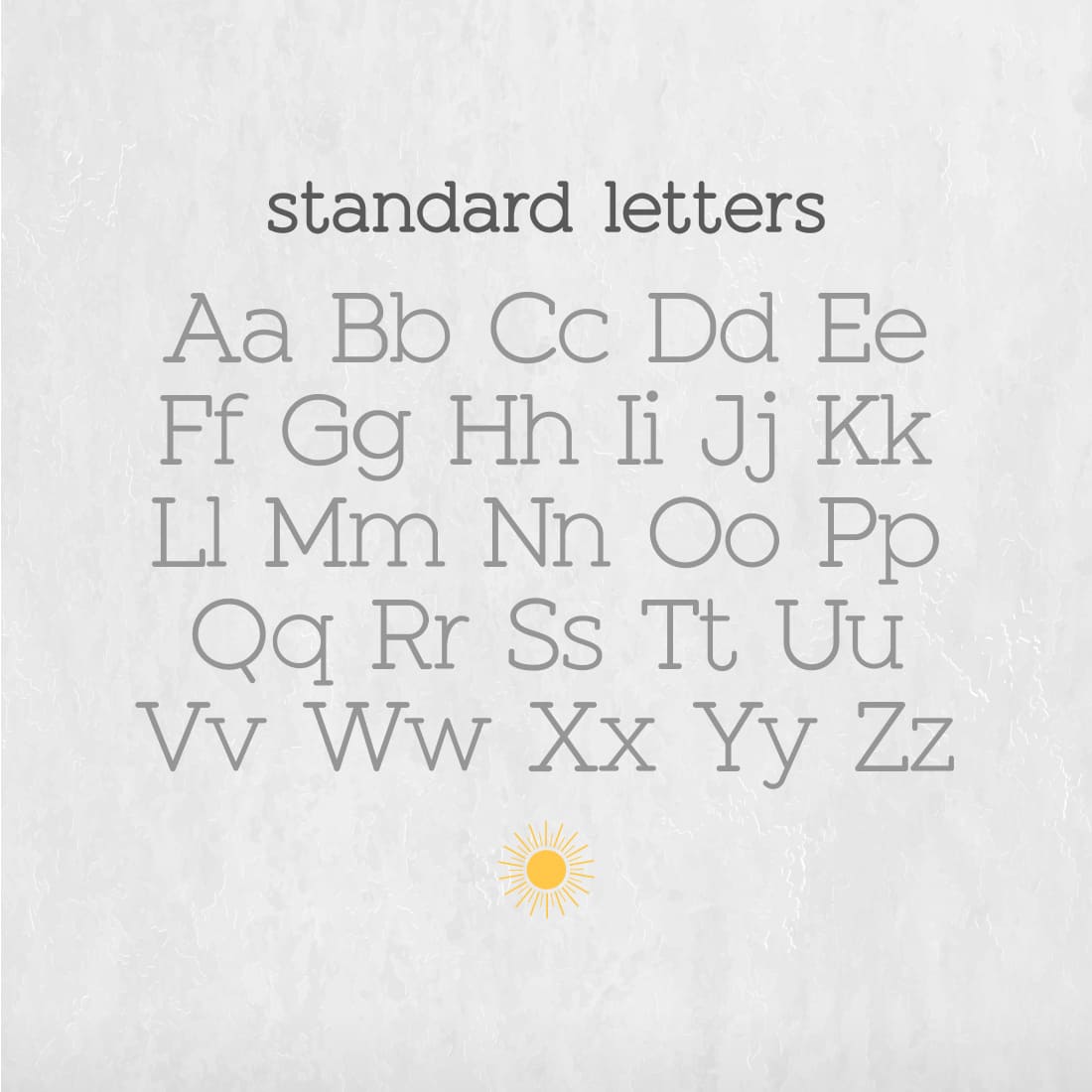 Preview Sunshine Slab Sans Serif Font.