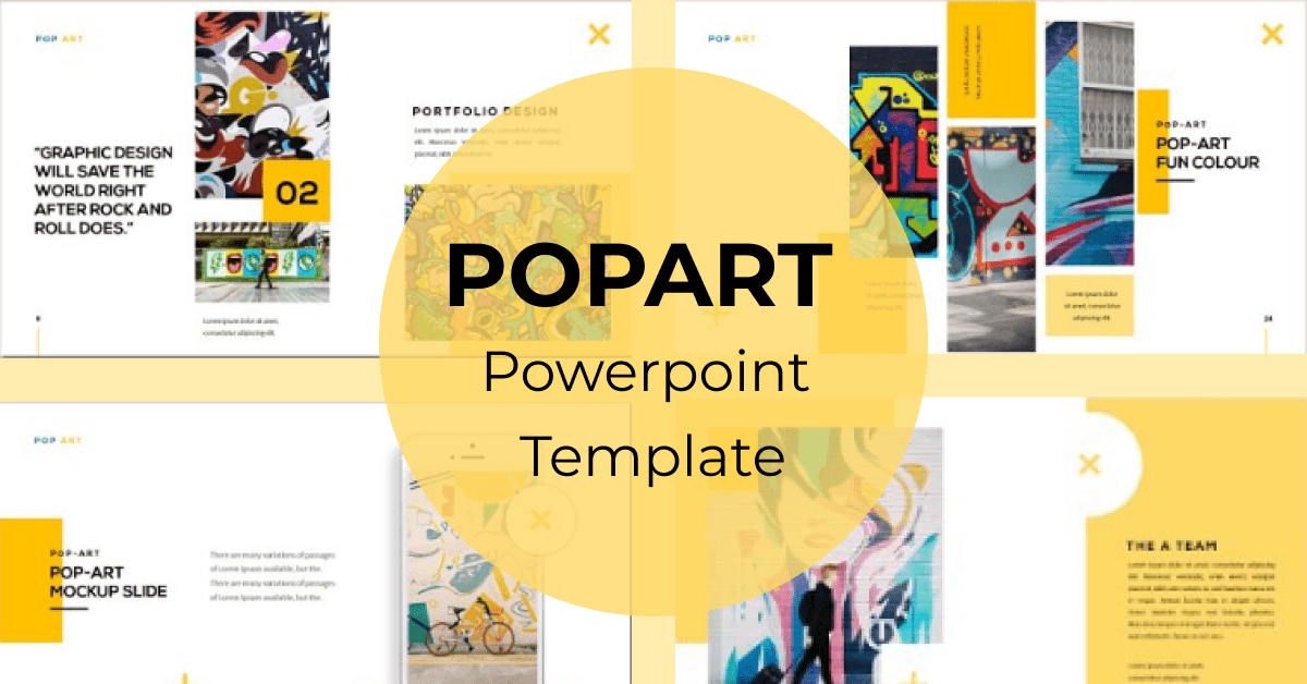 Cheerful template with yellow elements.