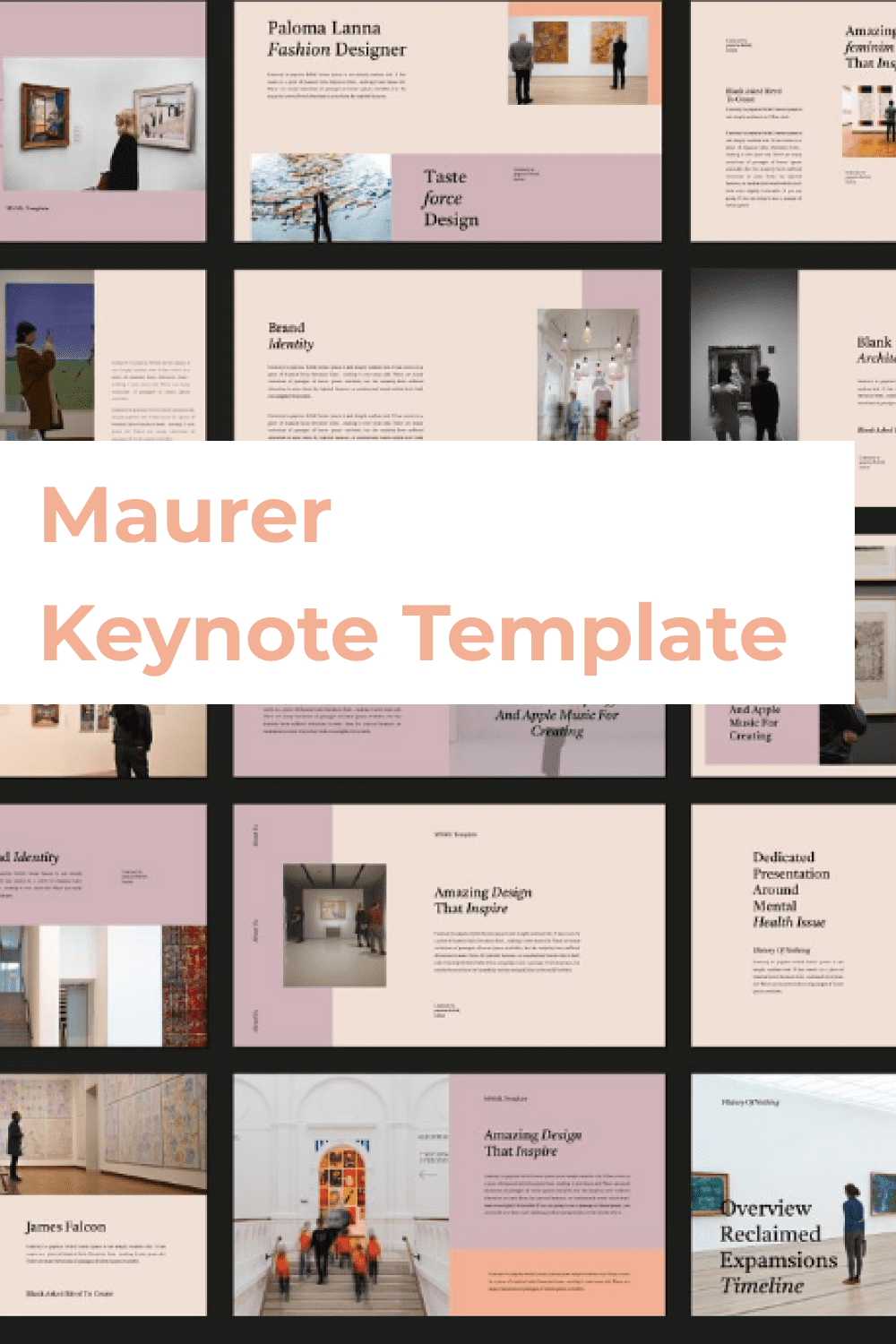Maurer Keynote Template Pinterest.