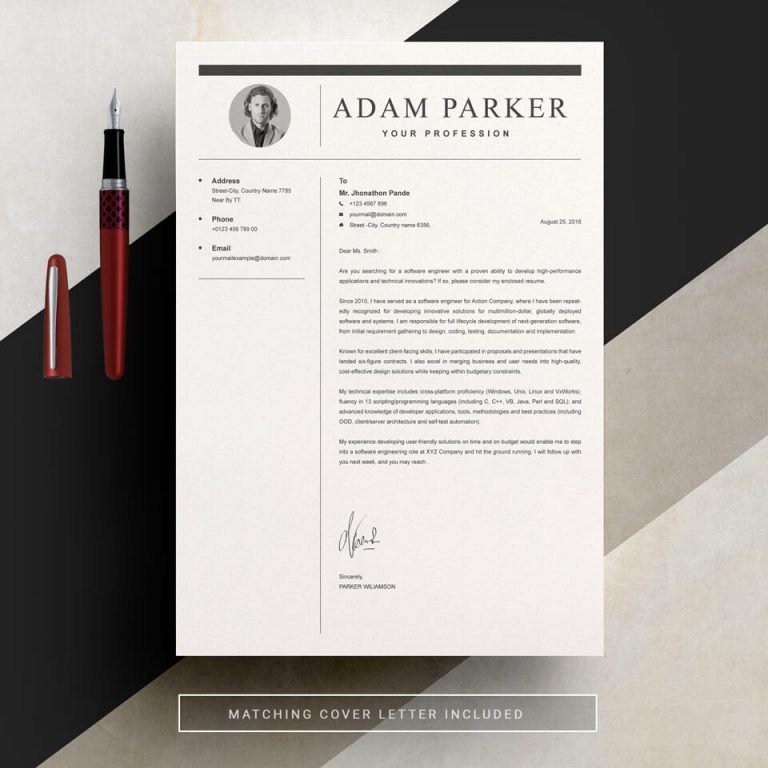 Web Developer Resume Template – MasterBundles