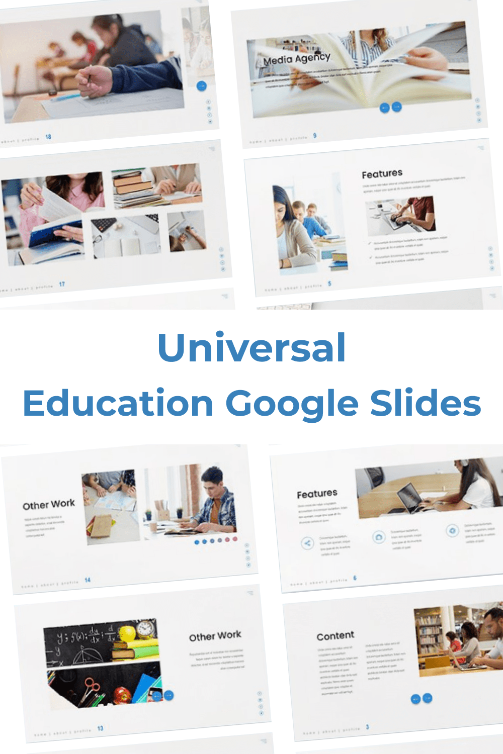 Universal - Education Google Slides Pinterest.