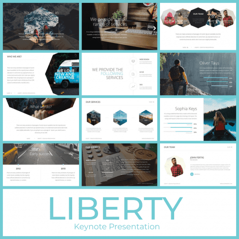 Liberty Keynote Presentation main cover.