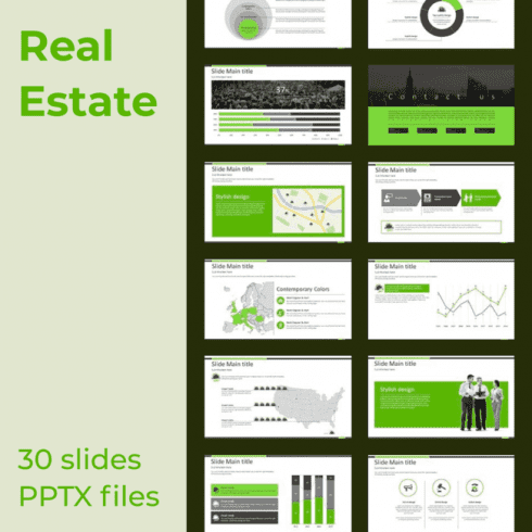 Real Estate PowerPoint Presentation – MasterBundles