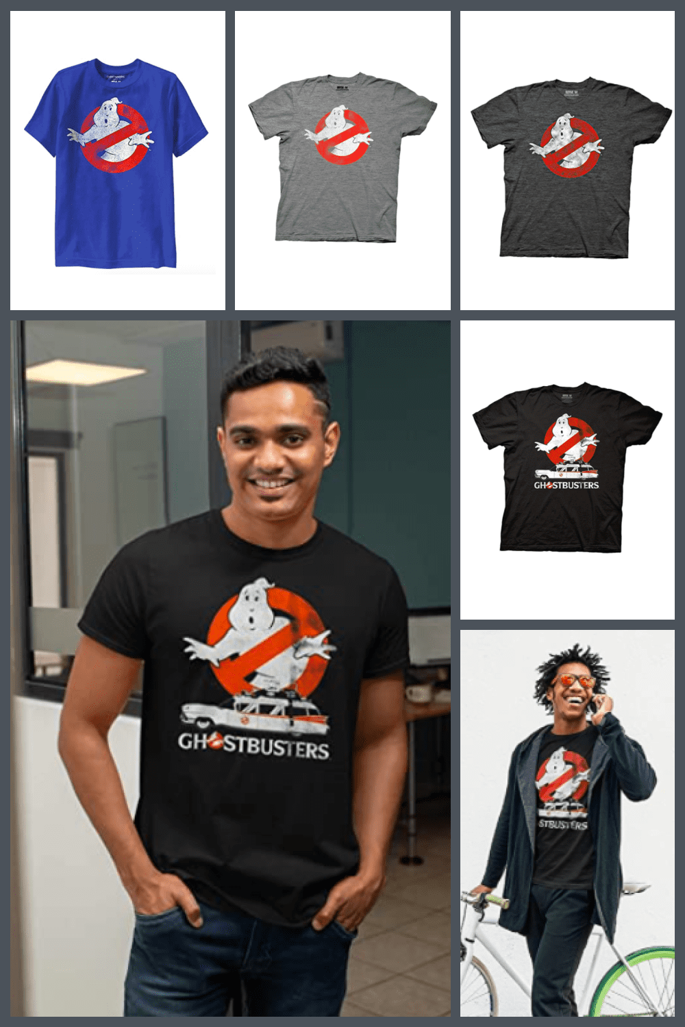T-shirts with famous movie illustration.